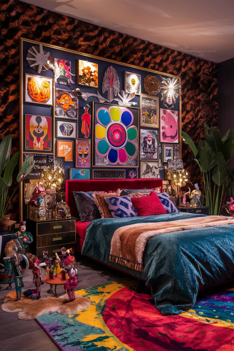 10 Eclectic Maximalist Bedroom Decor Ideas - Home Sweet Eclectic
