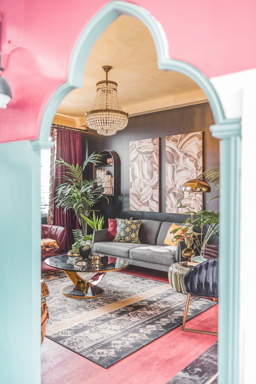 an eclectic maximalist home