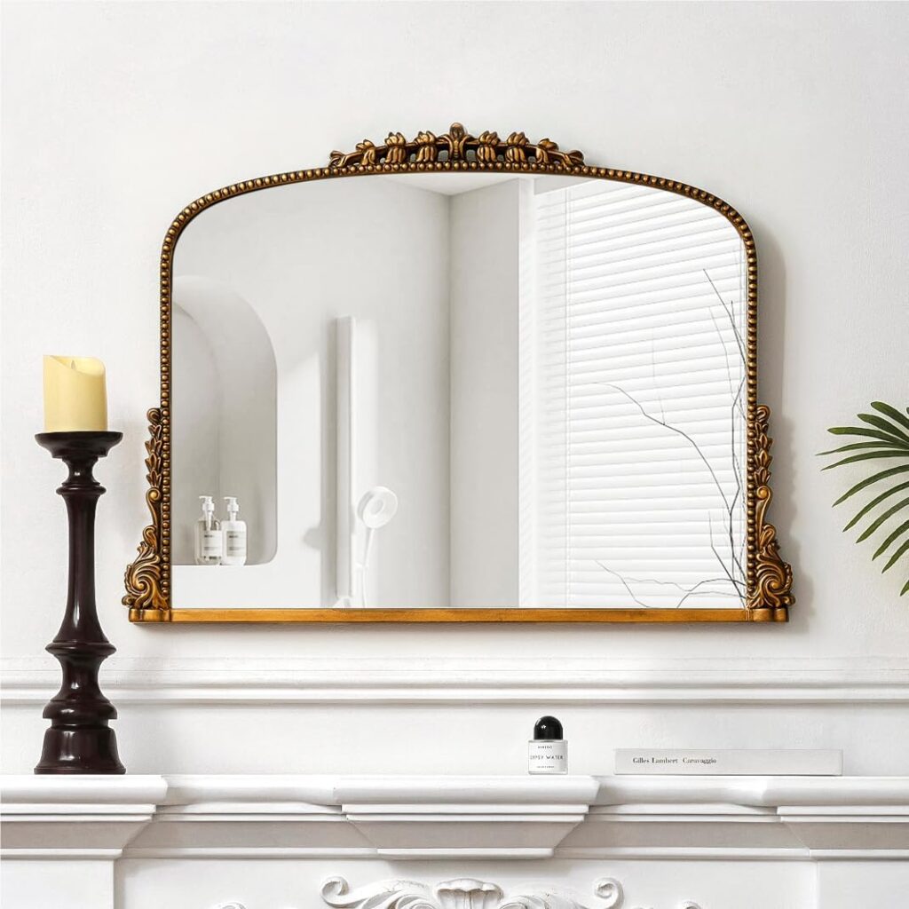 wide vintage mirror