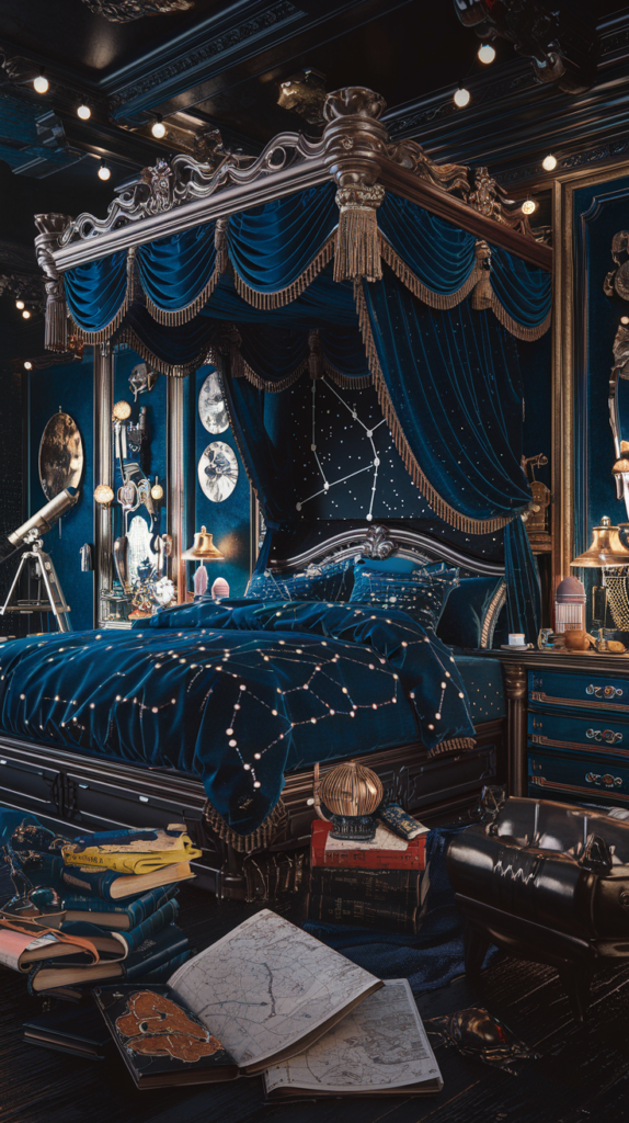 a maximalist bedroom chinese rococo styles