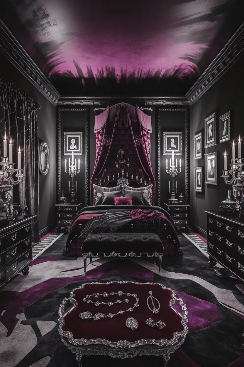 15 Eclectic Moody Maximalist Bedroom Ideas