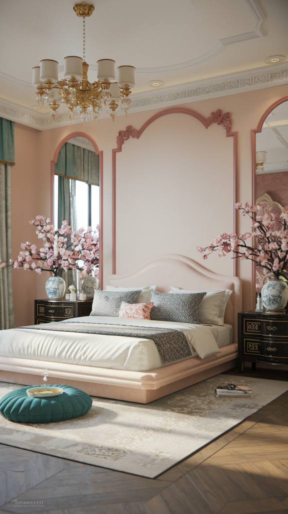  a maximalist bedroom chinese rococo styles