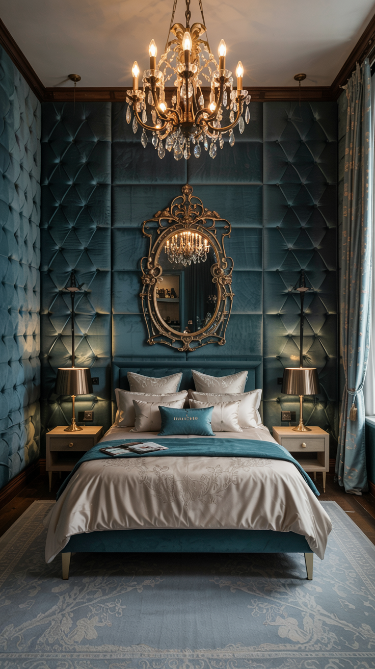 an eclectic maximalist russian bedroom