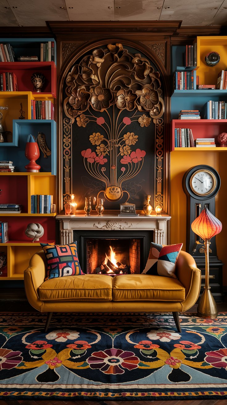Eclectic maximalist room decor inspiration