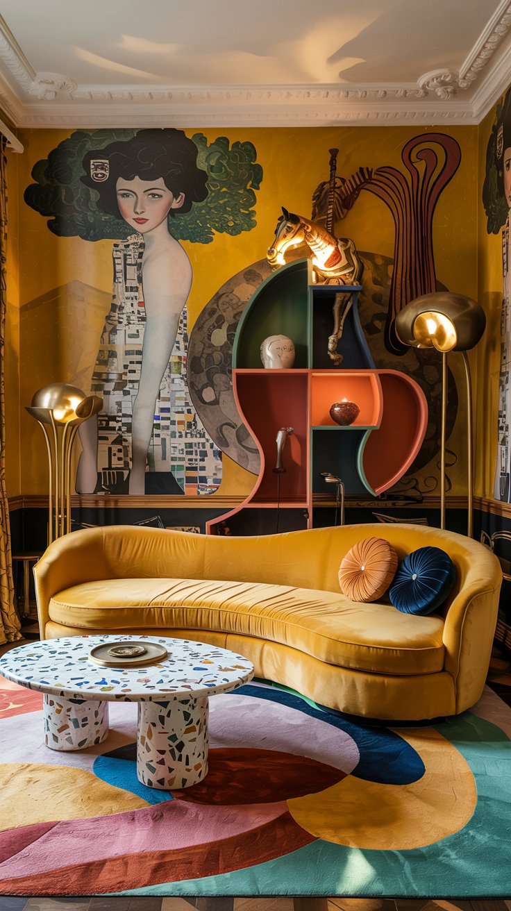 Eclectic maximalist room decor inspiration