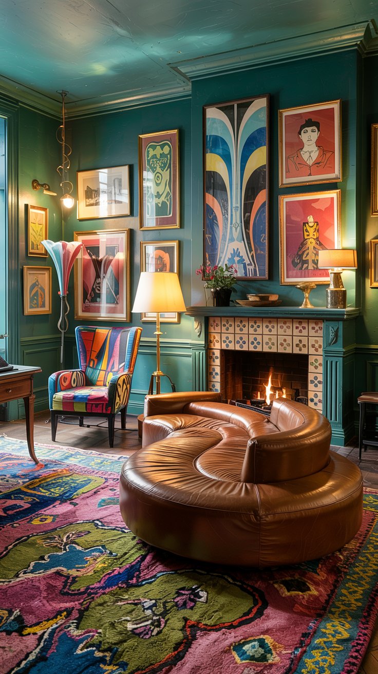 Eclectic maximalist room decor inspiration