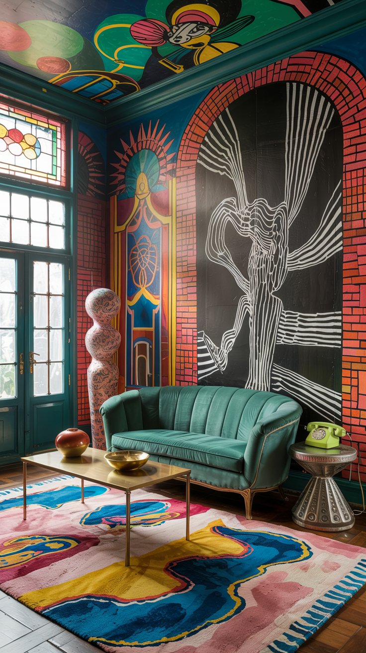 Eclectic maximalist room decor inspiration