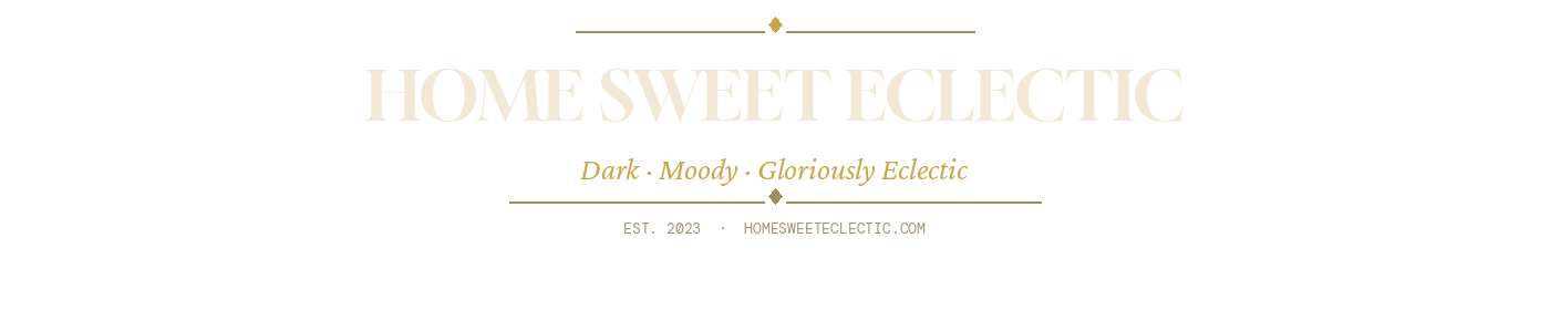 Home Sweet Eclectic