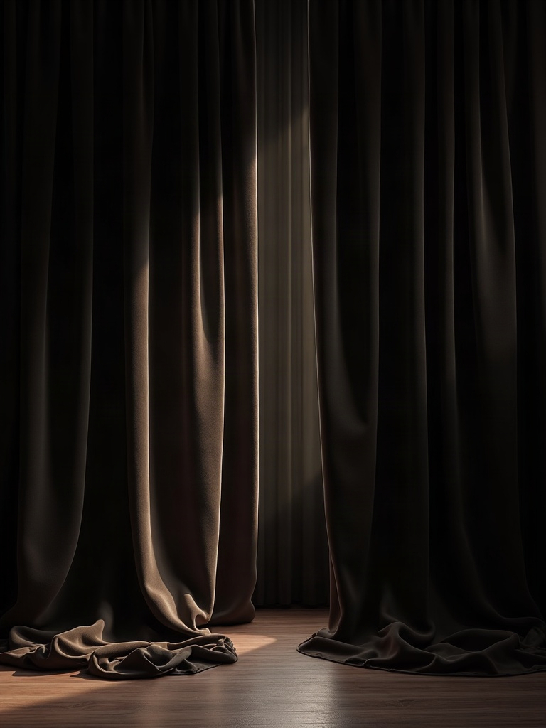 Heavy Curtains That Pool on the Floor