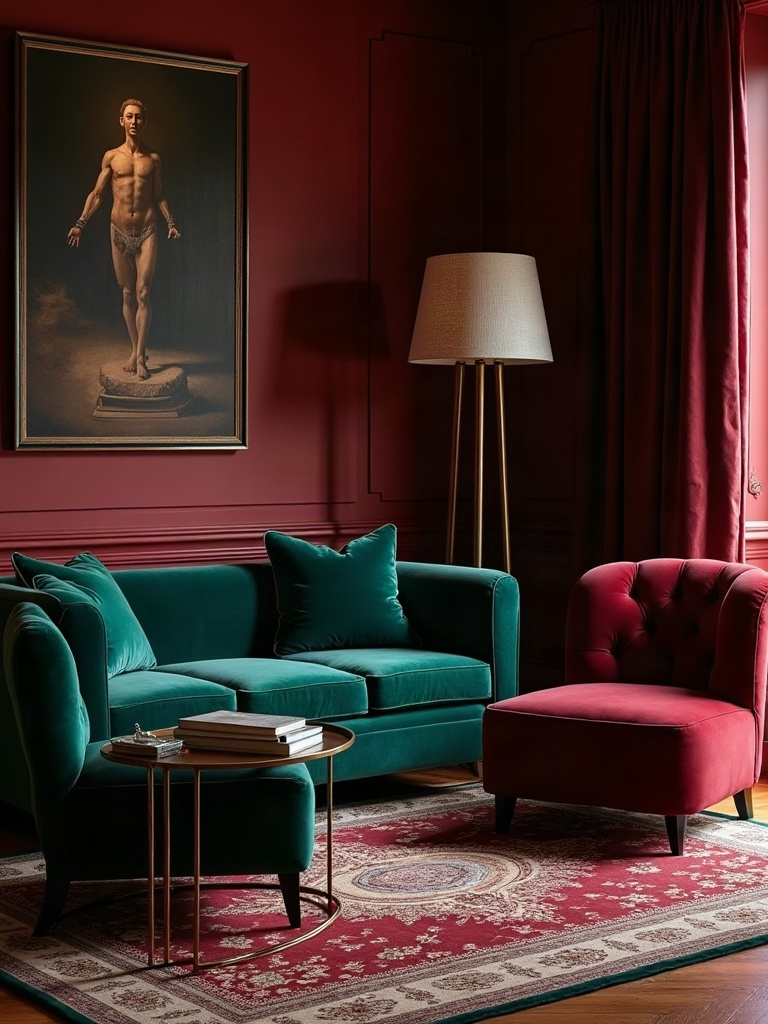 Velvet Seating in Jewel Tones