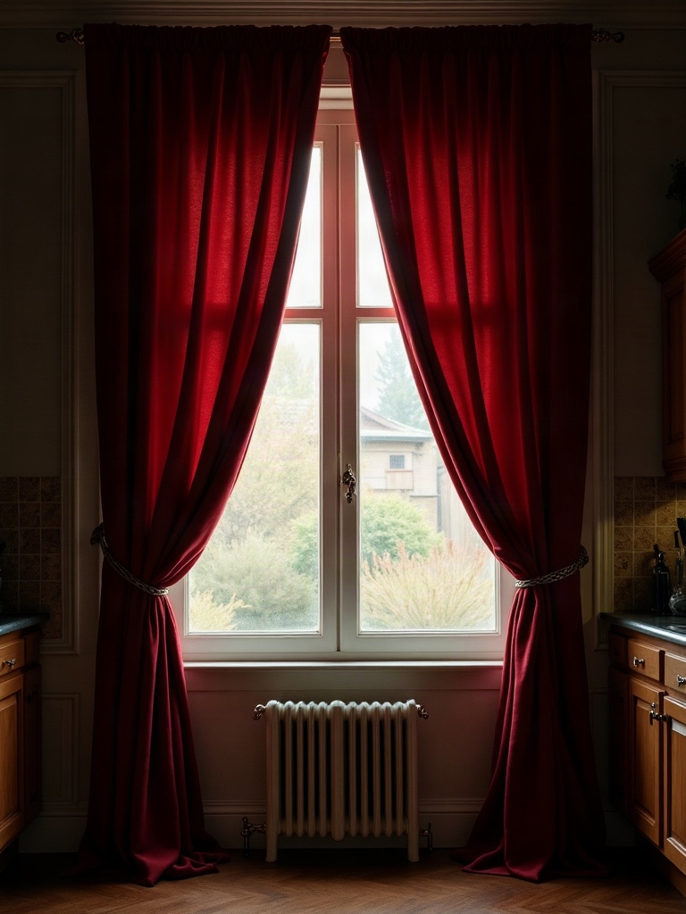 Choose Velvet Curtains Over Roman Blinds