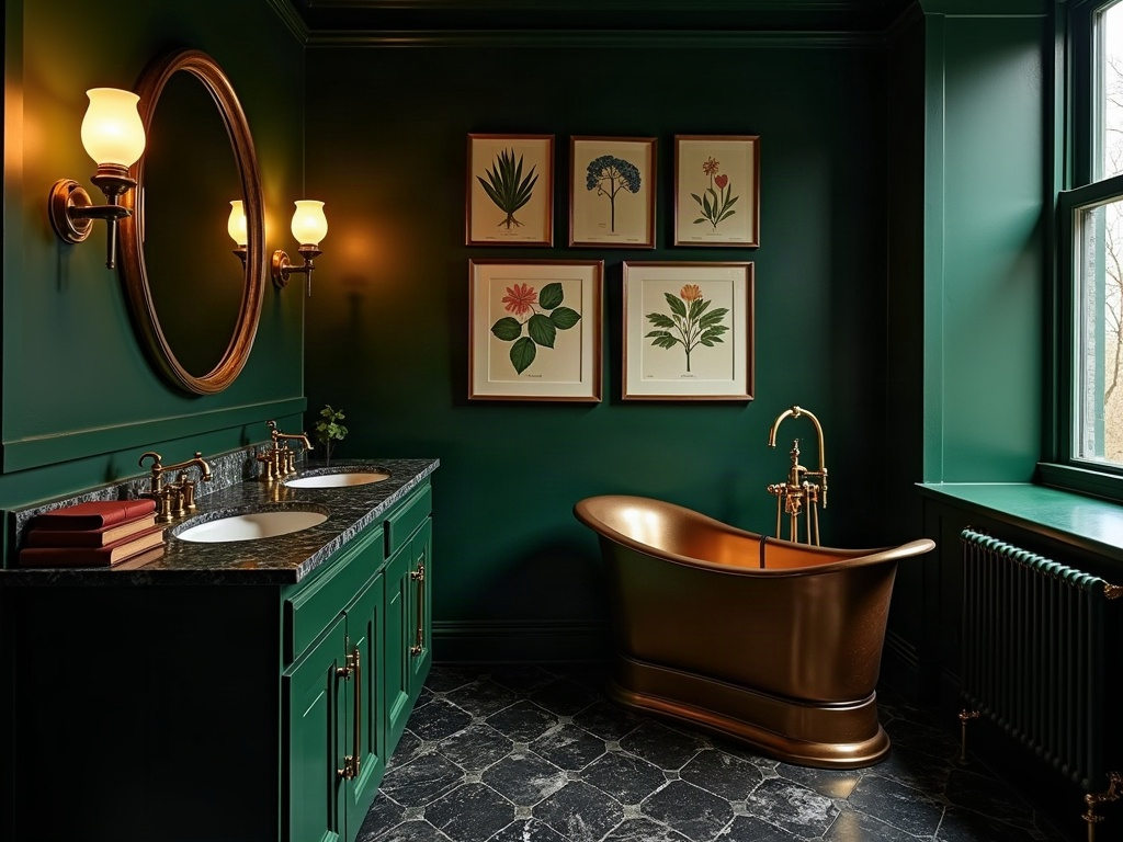 17 Dark Academia Bathroom Ideas for Curated Chaos