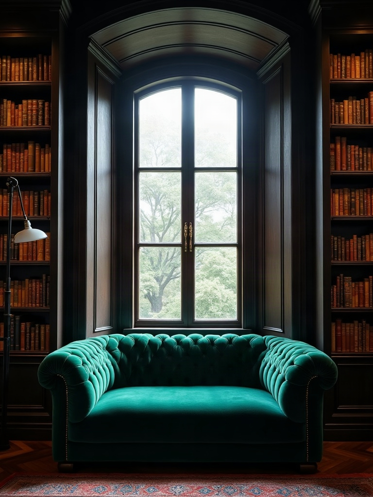 15 Dark Academia Reading Nook Ideas for Book Lovers