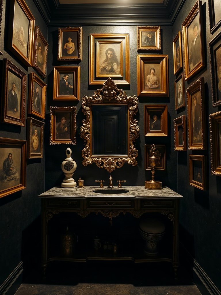 12. Gilded, Ornate Frames Around Absolutely Everything