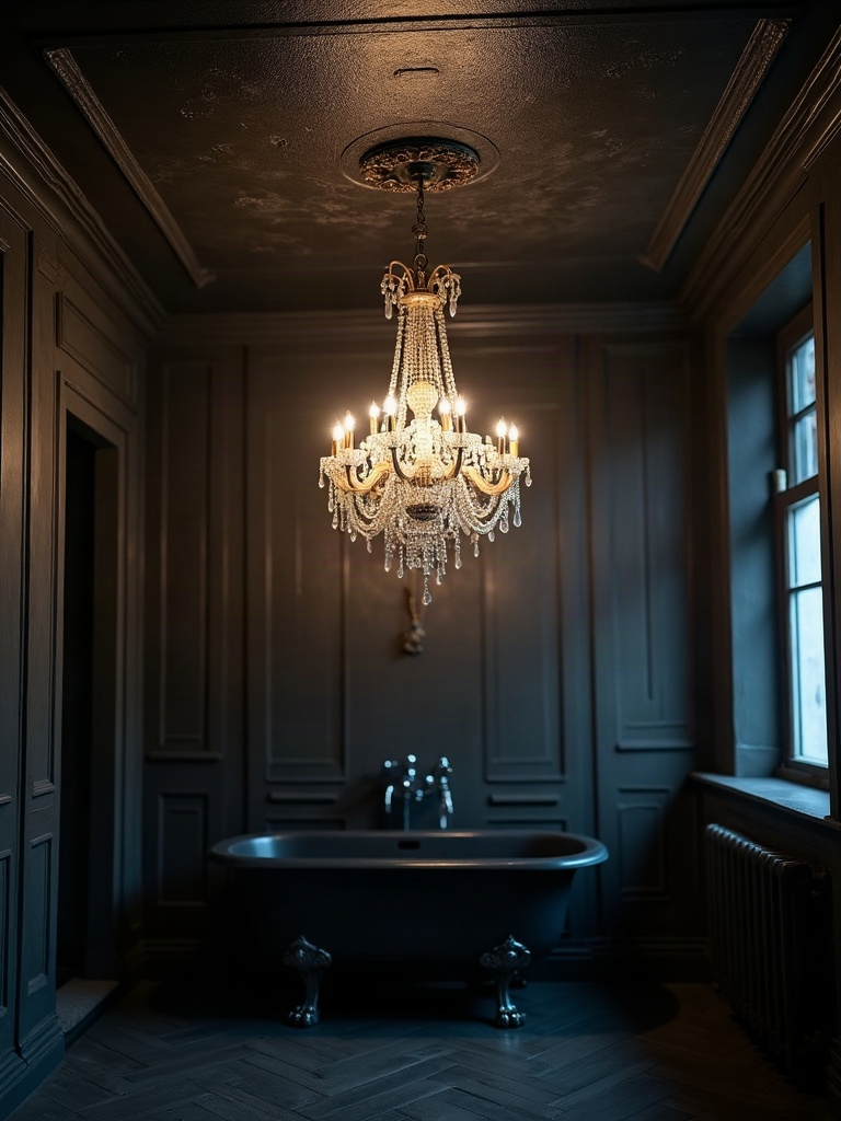 15. A Chandelier Where a Flush Mount Used to Live
