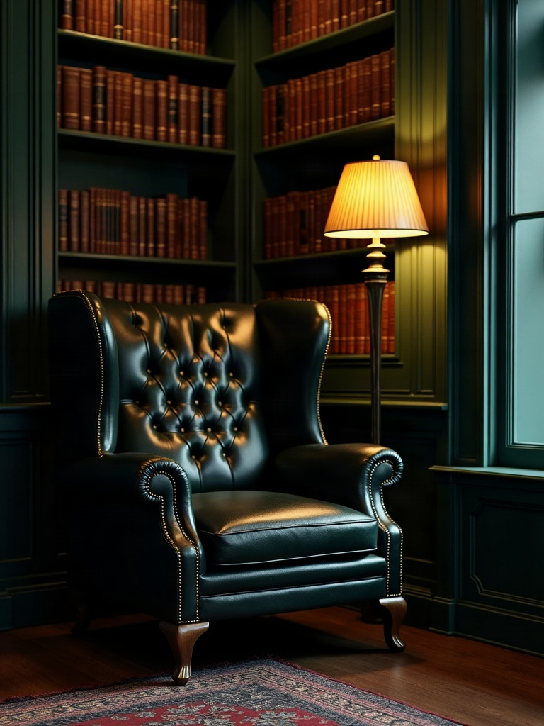 3. Install a Wingback Chair, Not a Reading Chair