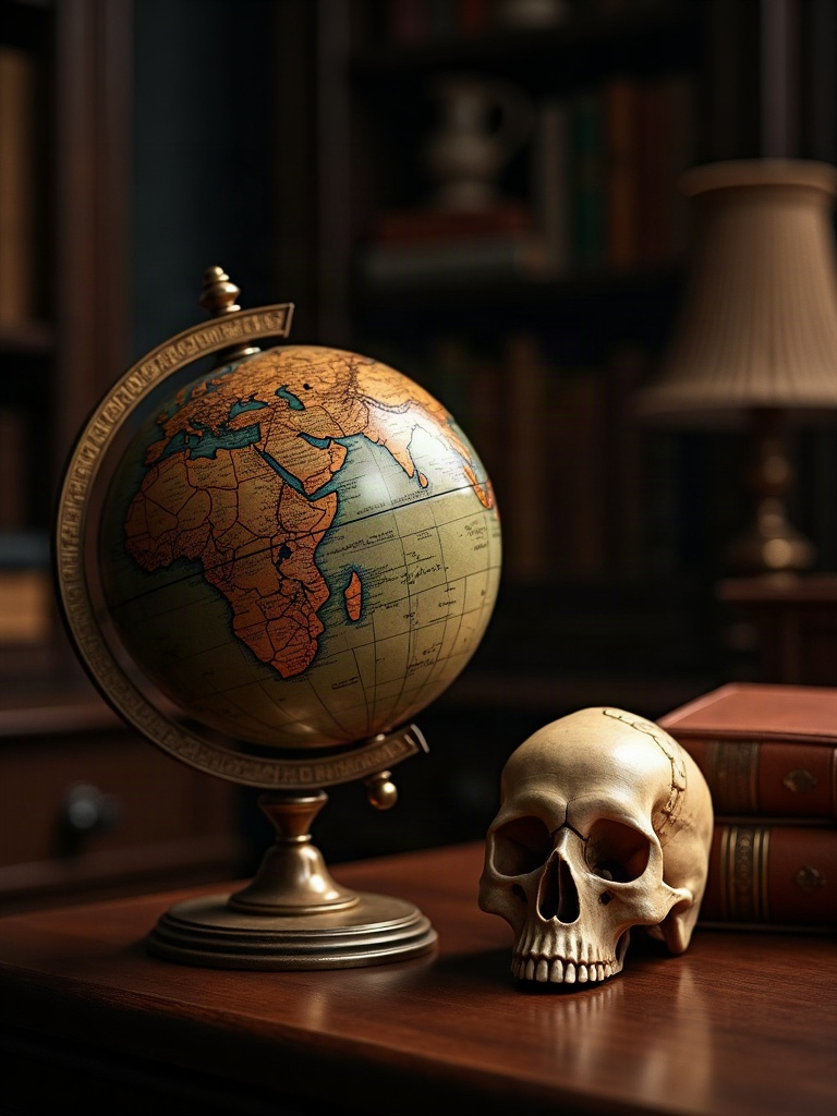 8. Bring In a Globe, a Skull, or Both